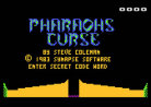 Pharaoh's Curse