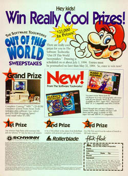 Mario - Out of this World Sweepstakes