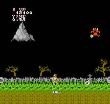 Ghouls 'N Ghosts - Mini Boss: Firebrand the Gargoyle