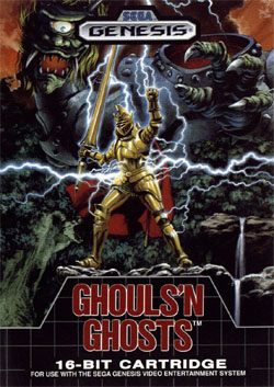 Ghouls 'N Ghosts (Genesis) Cover
