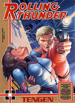 Rolling Thunder (NES) Cover