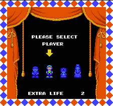 Super Mario Bros. 2 - Character Select