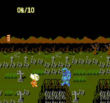 Splatterhouse Wanpaku Graffiti - Graveyard!