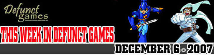 This Week In Defunct Games