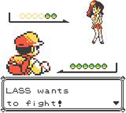 Lass wants to fight