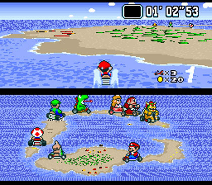 Super Mario Kart (Super NES)