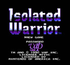 Isolated Warrior