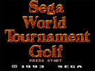 Sega World Tournament Golf