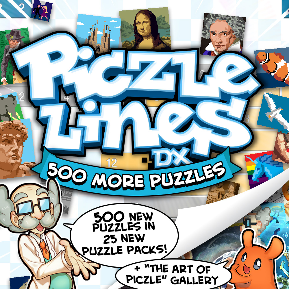 Piczle Lines DX: 500 More Puzzles 