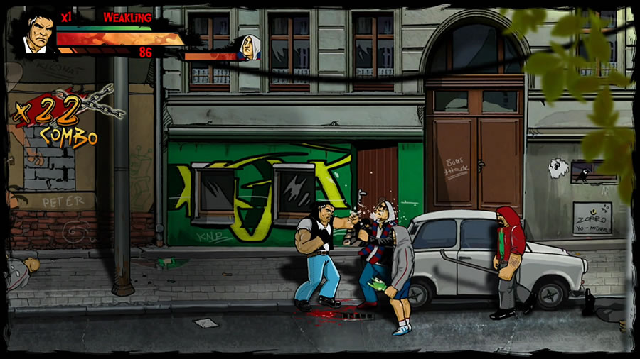 Skinny and Franko: Fists of Violence (PlayStation 4)