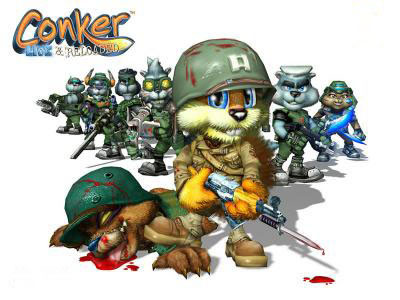 Conker: Live & Reloaded. Publisher: Microsoft. Year: 2005