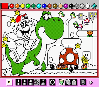 mario paint online with mouse