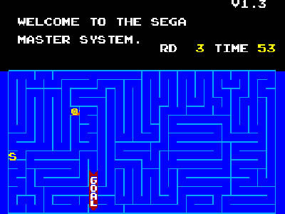 Sega Master System Snail Game