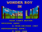 Wonder Boy in Monster Land (Sega)